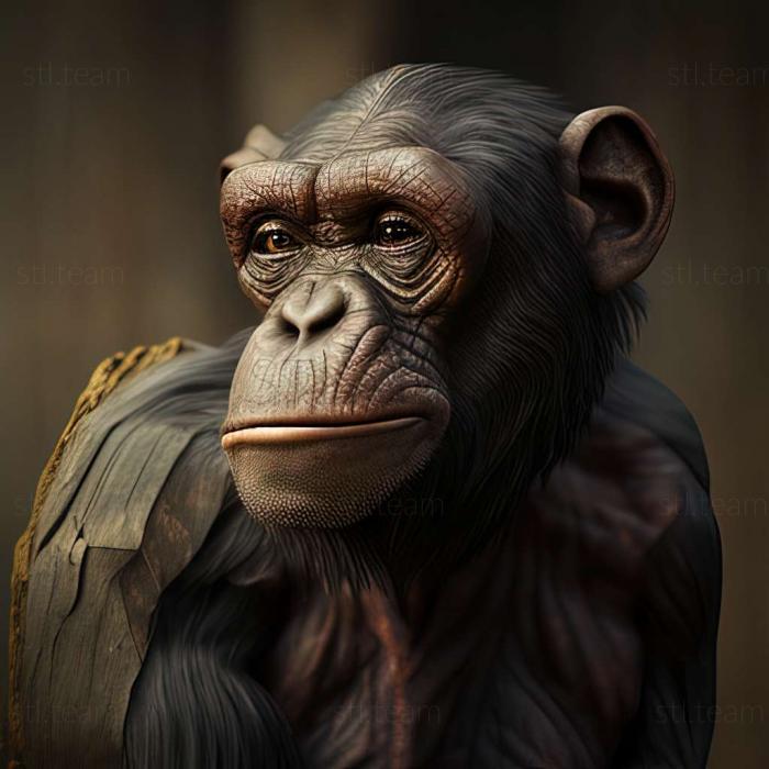 Animals Congo chimpanzee famous animal